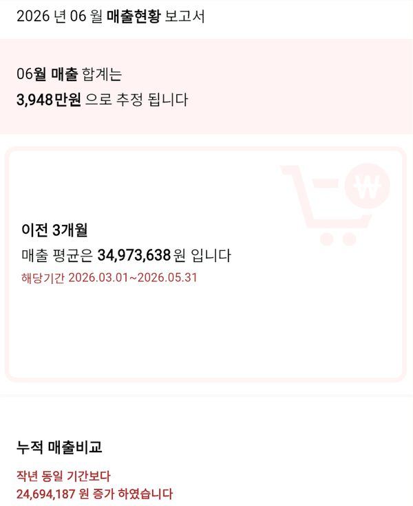 매출현황 보고서